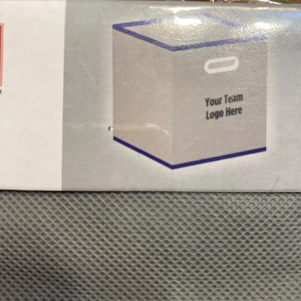 My owners box Toronto Blue Jays, collapsible cube storage box. New in package.